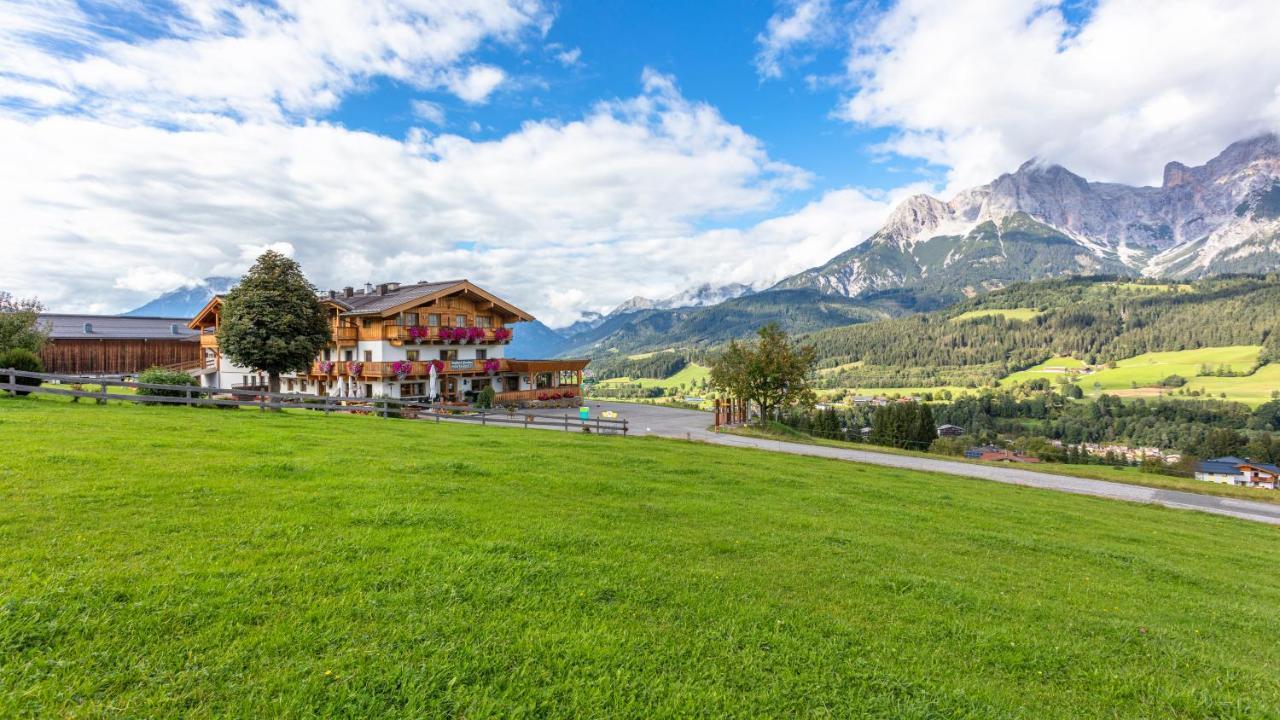 Berggasthof Hinterreit Maria Alm am Steinernen Meer Eksteriør billede